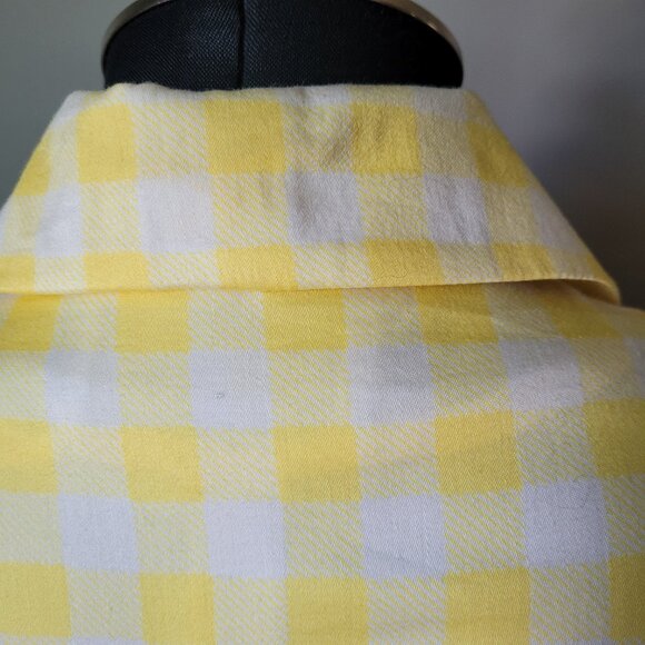 Marina Sitbon for Kamosho Paris Yellow Gingham Cropped Jacket 1980s Vintage - Picture 6 of 16